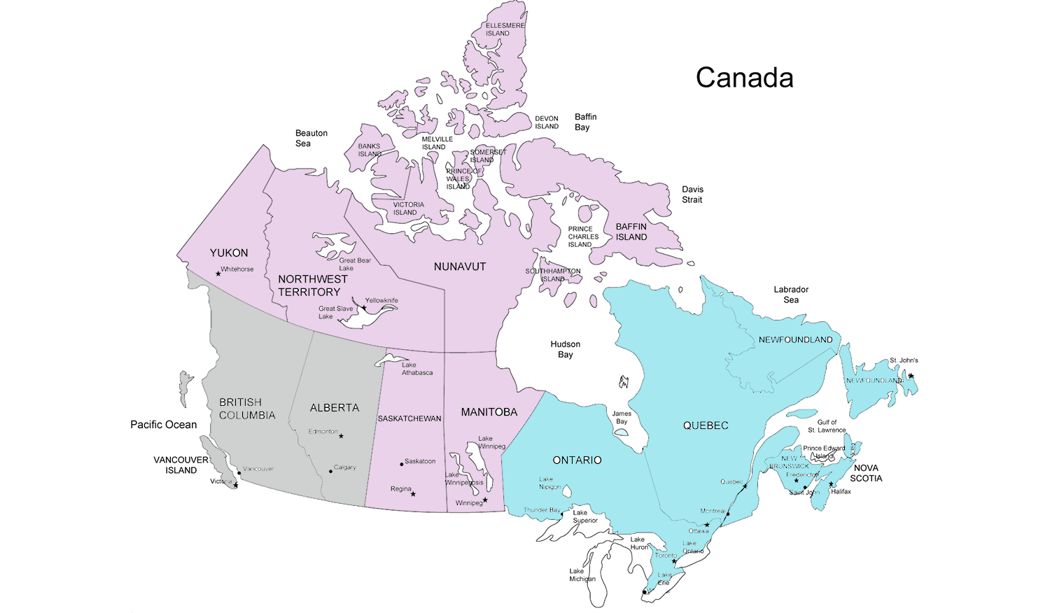 SPLF Canada Region Map